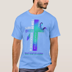 T-shirt Christ Crossing Grossesse bébé perte de conscience