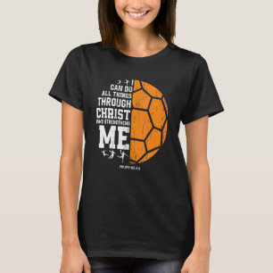 T-shirt Christ me renforce Religieux Christian Handbal