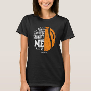 T-shirt Christ me renforce Religieux Christian Hurling