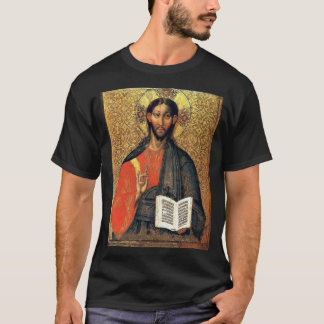 T-shirt Christ Pantocrator Icône Orthodoxe du XVIe siècle 
