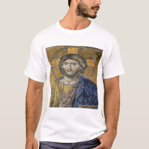T-shirt Christ Pantocrator Mosiac Iconique Religieux Romai