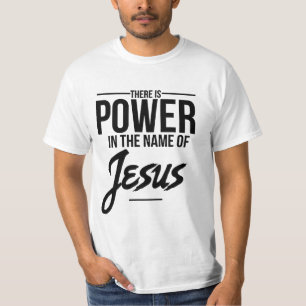 T-shirt Christelijk heren - Jésus est le Pouvoir