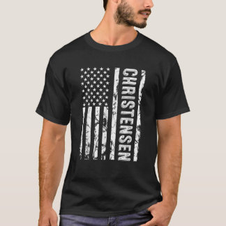 T-shirt Christensen Nom Funny Nom de famille Équipe Famill