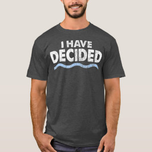 T-shirt Christian Baptême J'ai décidé pour Hommes Femmes