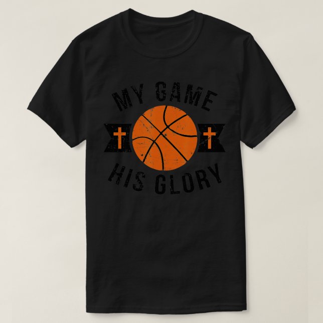 T-shirt Christian Basketball Cadeaux Hommes Garçons Filles (Design devant)