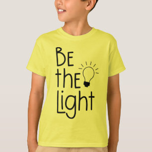 T-shirt Christian Be the Light Funny Inspiration