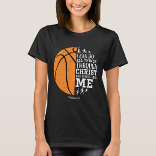 T-shirt Christian Bysketbyll Hommes Garçons Enfants Cadeau