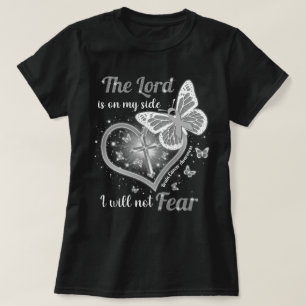 T-shirt Christian Cancer Du Cerveau Le Seigneur Est De Mon