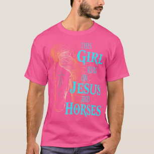 T-shirt Christian Cette Fille Coule Sur Jésus Cheval Eques