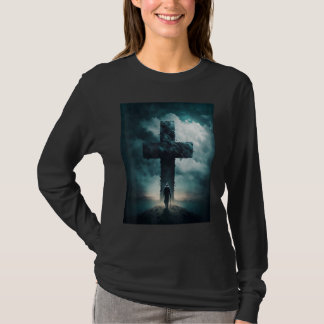 T-shirt Christian Cross Faith and Prayer