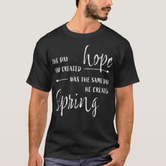 T-shirt Christian Dieu Jésus Christ Garden
