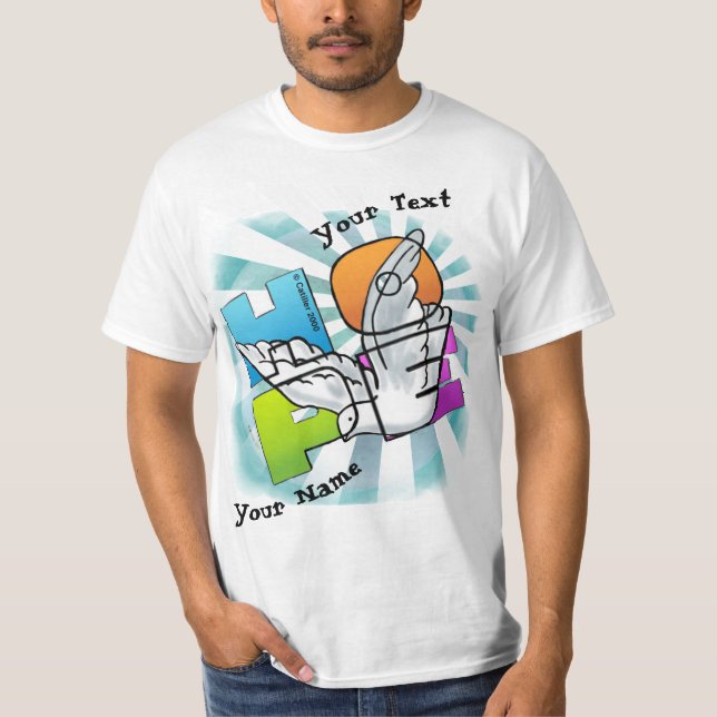 T-shirt Christian Dove Hope (Devant)