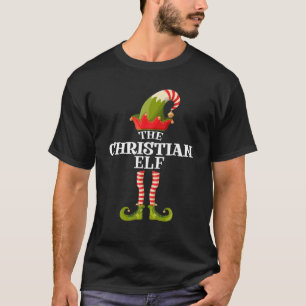 T-shirt Christian Elf Funny Christmas Group Correspondant