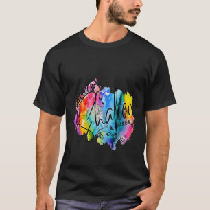 T-shirt Christian Faith Je ne serai pas secoué Aquarelle B