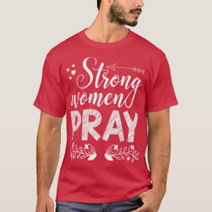 T-shirt Christian Girls Femme Cadeau Priez Jésus Christ