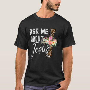 T-shirt Christian Graphisme Tee - shirt Cool Leopard I Lov