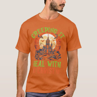 T-shirt Christian Halloween Jésus Christ Tricher Ou Traite
