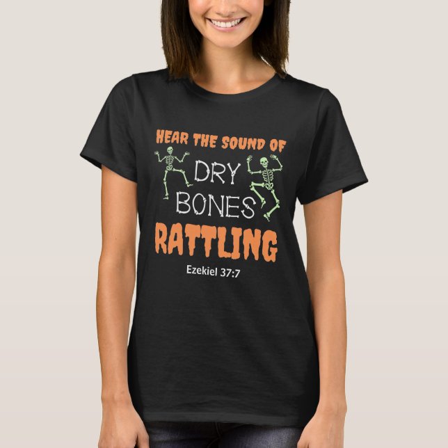 T-shirt Christian Halloween SÈCHE BONNES RATTLING (Devant)