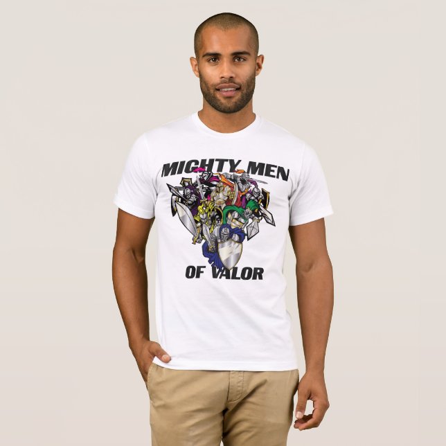 T-shirt Christian Hommes puissants de la vaillance (Devant entier)