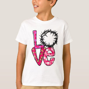 T-shirt Christian Jesus Crown Love Pâques