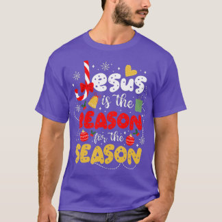 T-shirt Christian Jesus is the reason for the season Chris