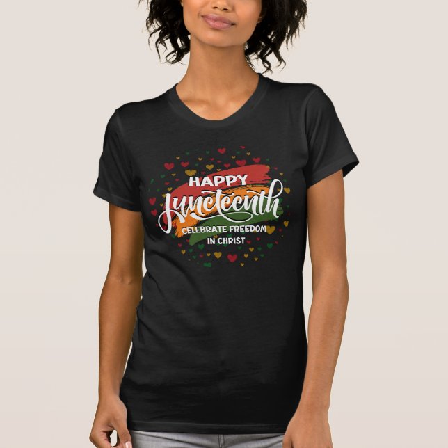 T-shirt Christian JUNETEENTH (Devant)
