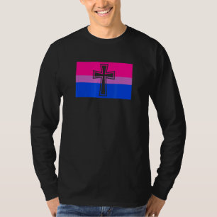 T-shirt Christian Lgbtq Ally Cross Gay Bisexual Pride drap