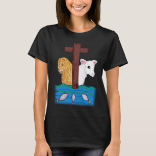 T-shirt Christian Lion et l'agneau