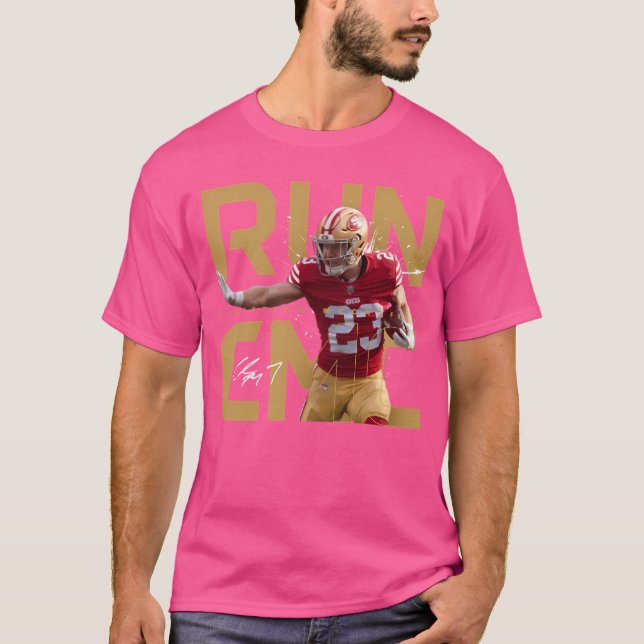 T-shirt Christian Mccaffrey Run Cmc (Devant)