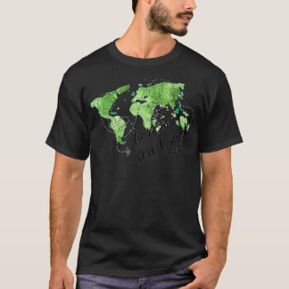 T-shirt Christian Missionnaire Carte du pilote Aviation Is