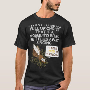 T-shirt Christian Mosquito Gag plaisante Religieux chrétie