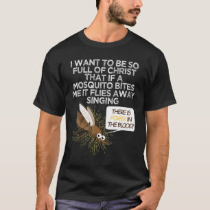 T-shirt Christian Mosquito Gag plaisante Religieux chrétie
