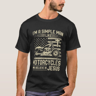 T-shirt Christian Motorcycle et Jésus foi Christian Bik