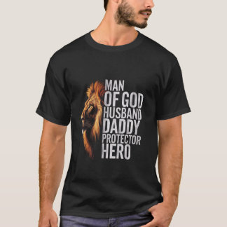 T-shirt Christian Papa Fête des pères Don Religieux De Wif