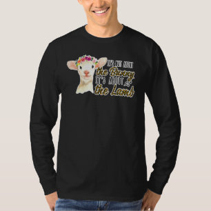 T-shirt Christian Pâques Pas Sur L'Agneau Leopard Heureux