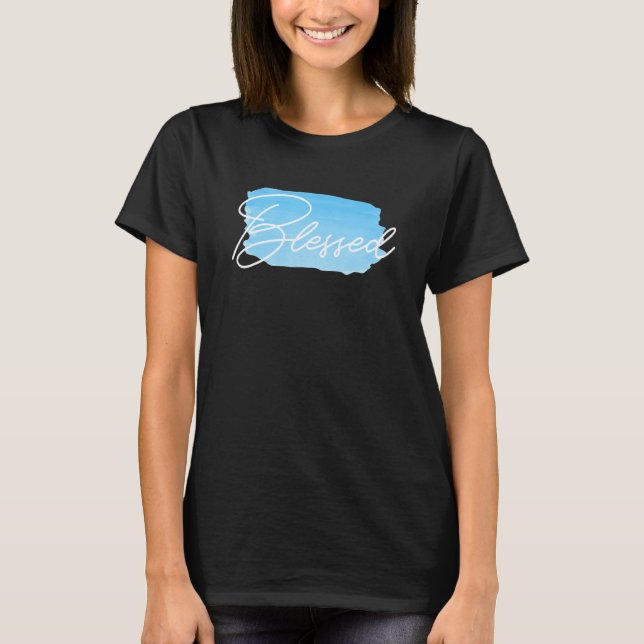 T-shirt Christian Pour Hommes Femmes Enfants Béni Minimali (Devant)