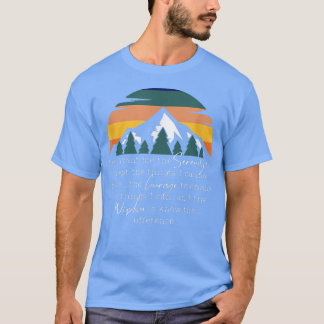 T-shirt Christian Recovery Prayer God Grant Me The Serenit