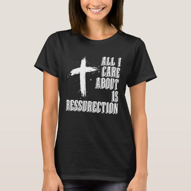 T-shirt Christian Ressurection Catholic Religion Jesus Chr (Devant)