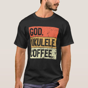 T-shirt Christian Ukulele Joueur Culte Ukulele Eglise Uk