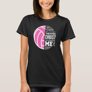 T-shirt Christian Volleyball Je Peux Faire Toutes Les Chos