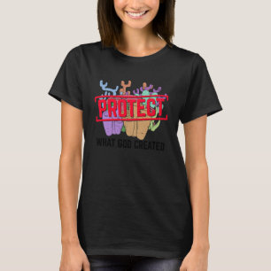 T-shirt Christianisme Foi Dieu Océan Nature Bible Corail