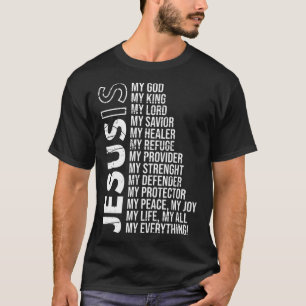 T-shirt Christianisme Religion Sainte Bible Christian Jésu