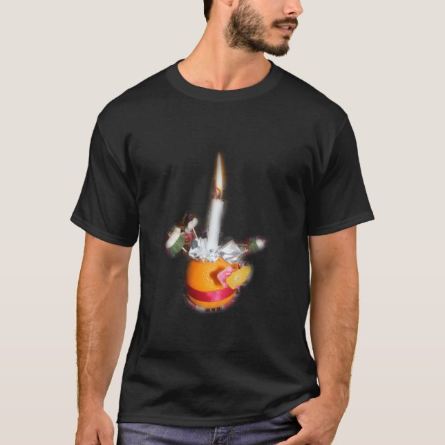T-shirt Christingle TEEBABY GROWSTICKER Fitted  (Devant)