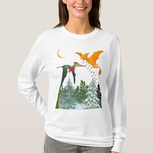 T-shirt Christma dragons (Devant)
