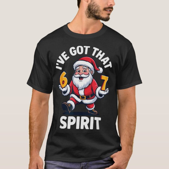 T-shirt Christmas 67 Funny Xmas Six Seven Ugly Sweater 6-7 (Devant)