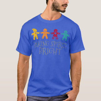 T-shirt Christmas Bake Off Baking Spirits Bright Cookie Ba