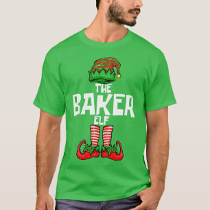 T-shirt Christmas Baker Elf