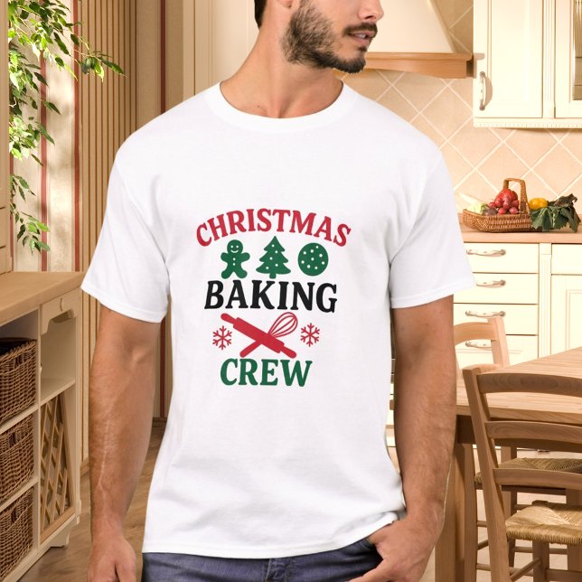 T-shirt Christmas Baking Crew Papa (Créateur téléchargé)