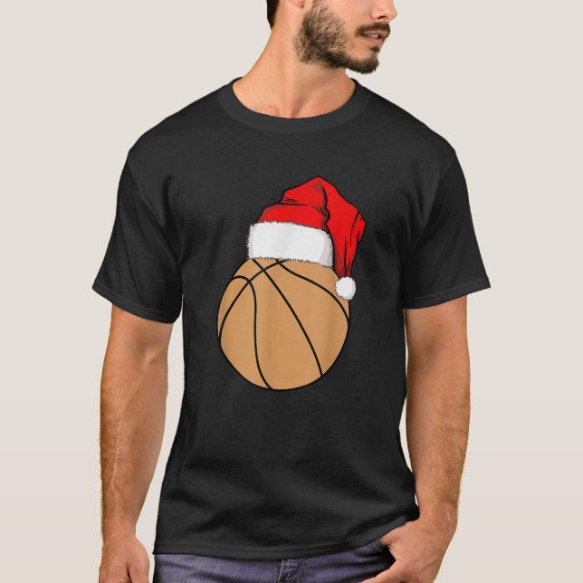 T-shirt Christmas Basketball Santa  (Devant)
