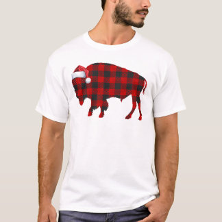 T-shirt Christmas Buffalo Plaid Cow – Festive Holiday